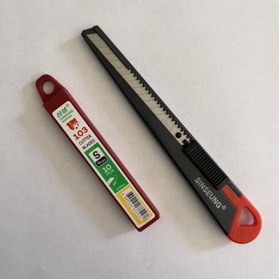 Купить 0.38mm Thick 9mm Cutter Blades High Carbon Steel Refill Blades for Wrapping Производство в сети
