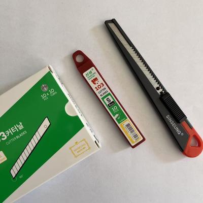 Купить Silver 9mm Cutter Blades Made of High Carbon Steel for Precision Cutting Производство в сети