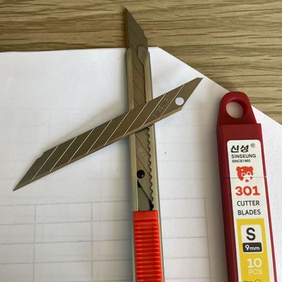 0.38мм серебряные 9мм резачие лезвия для тяжелой работы и промышленной резки
